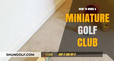 Crafting a Miniature Golf Club: DIY Guide for Enthusiasts