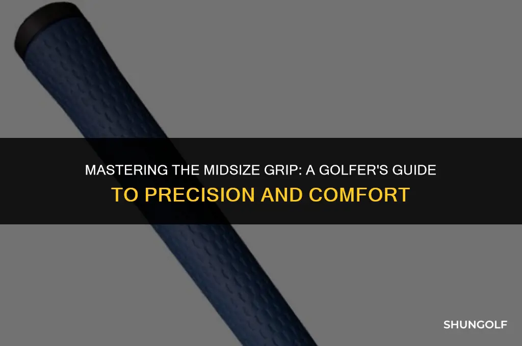 how to make a standard golf grip midsize