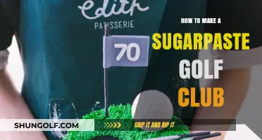Crafting a Realistic Sugarpaste Golf Club: A Step-by-Step Guide