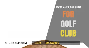 DIY Golf Club Wall Mount: Easy Step-by-Step Guide