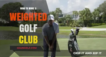 Mastering Your Swing: Crafting a Weighted Golf Club for Enhanced Performance