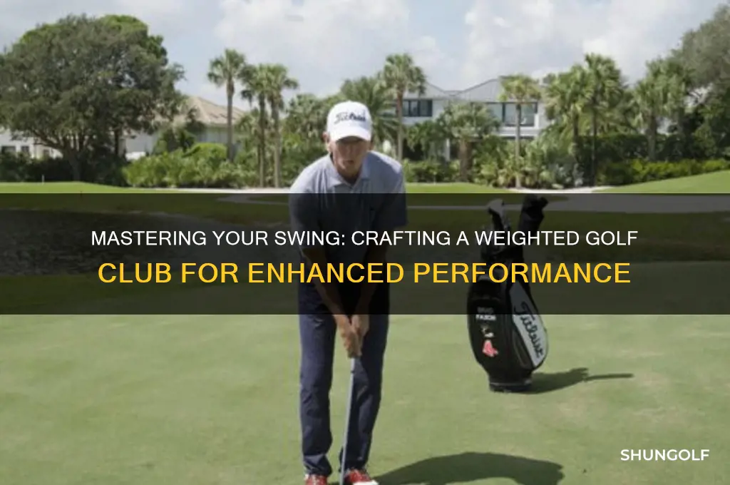 how to make a weighted golf club