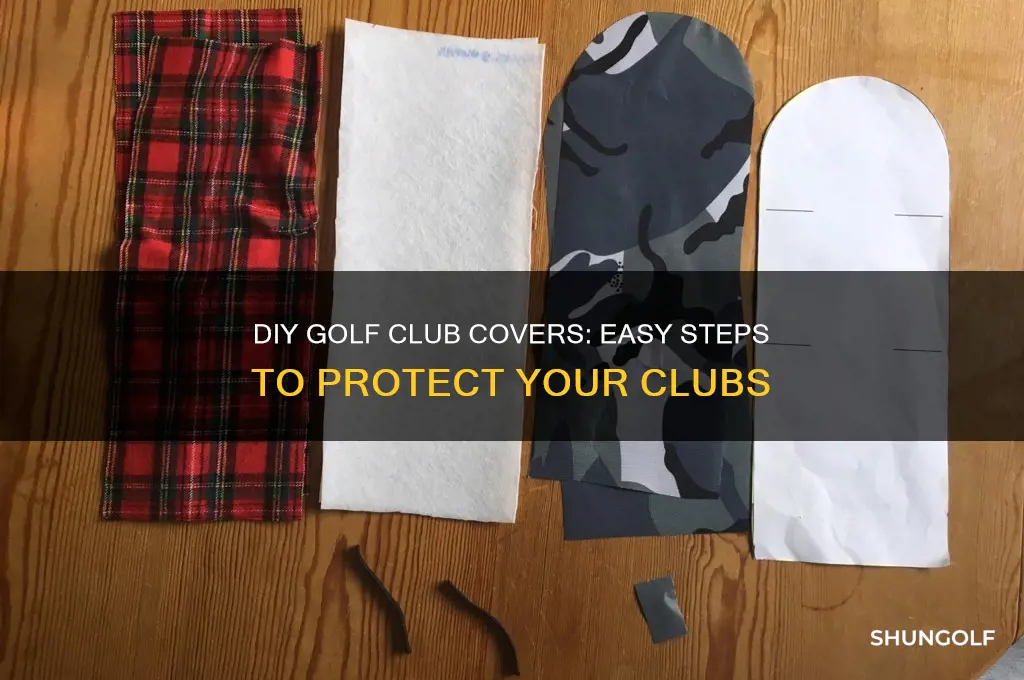 how to make golf club covers