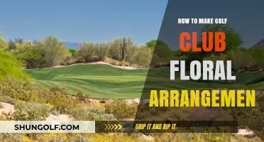 Creative Golf Club Floral Arrangement: A Step-by-Step DIY Guide