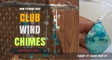 Creative DIY: Transforming Old Golf Clubs into Musical Wind Chimes