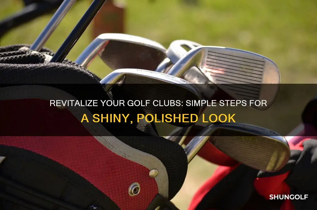 how to make golf clubs look shiny