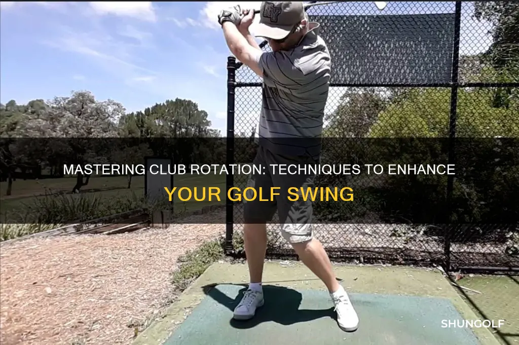 how to make golf clubs rotate
