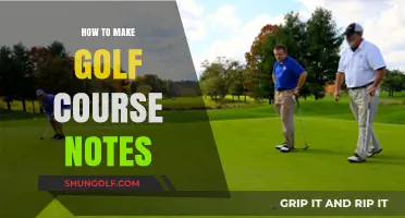 Master Your Game: Effective Strategies for Creating Golf Course Notes