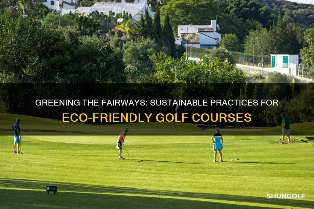 how to make golf courses more sustainable