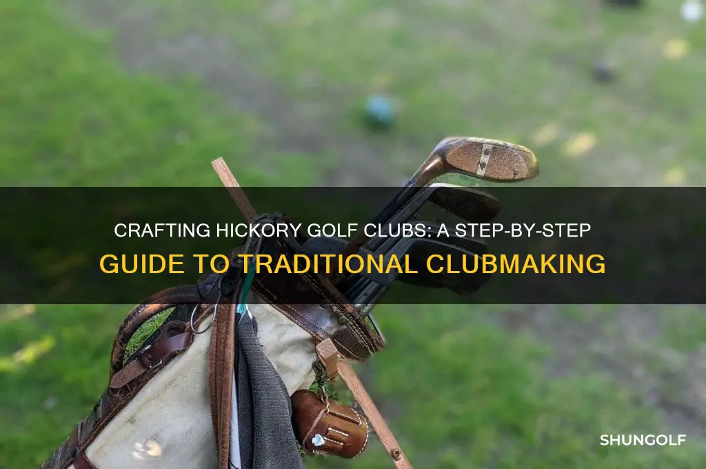 how to make hickory golf clubs