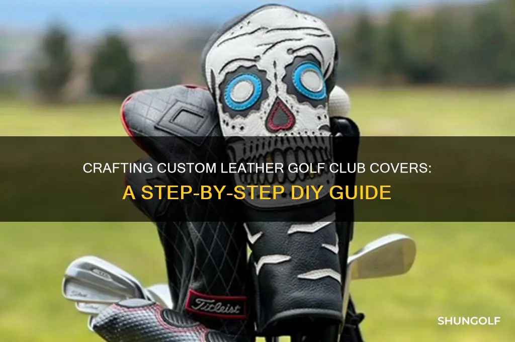 how to make leather golf club covers