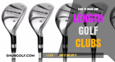 Mastering the Art of Crafting Uniform One Length Golf Clubs