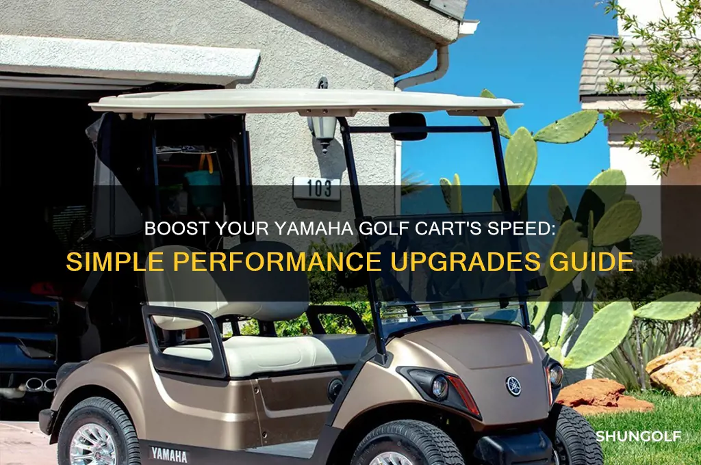 how to make yamaha golf cart faster