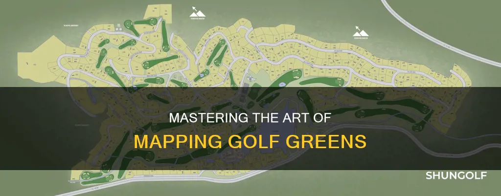 how to map a golf green