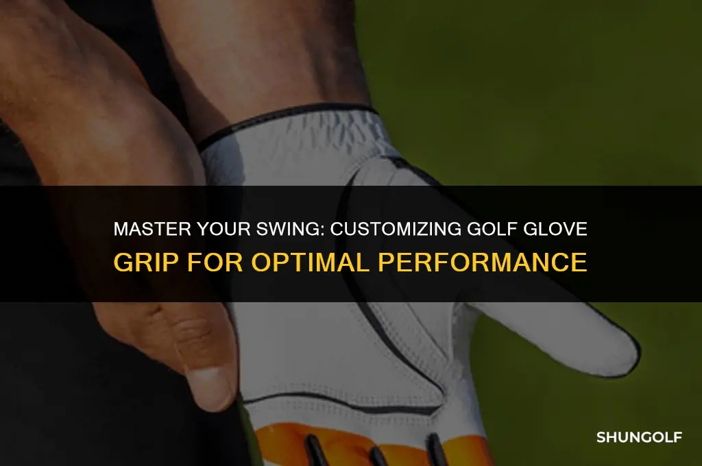 how to mark a golf glove for grip