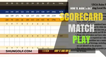 Mastering Match Play: A Step-by-Step Guide to Marking Golf Scorecards