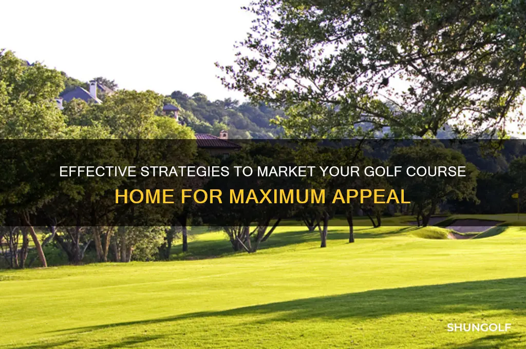 how to market a golf course home