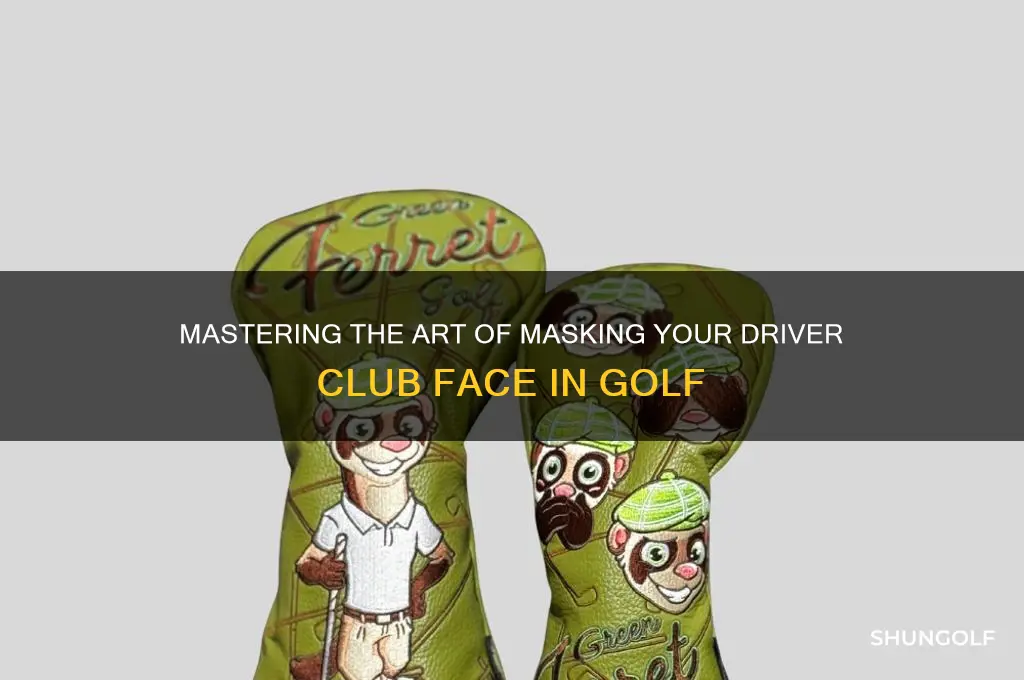 how to mask driver club face golf