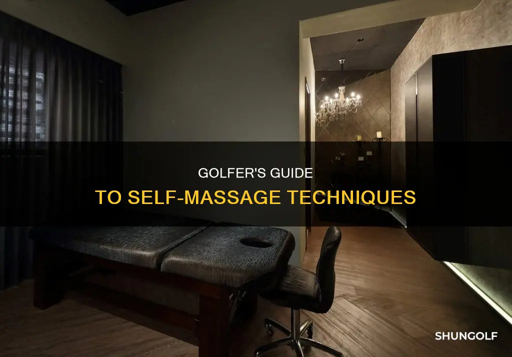 how to massage golfer