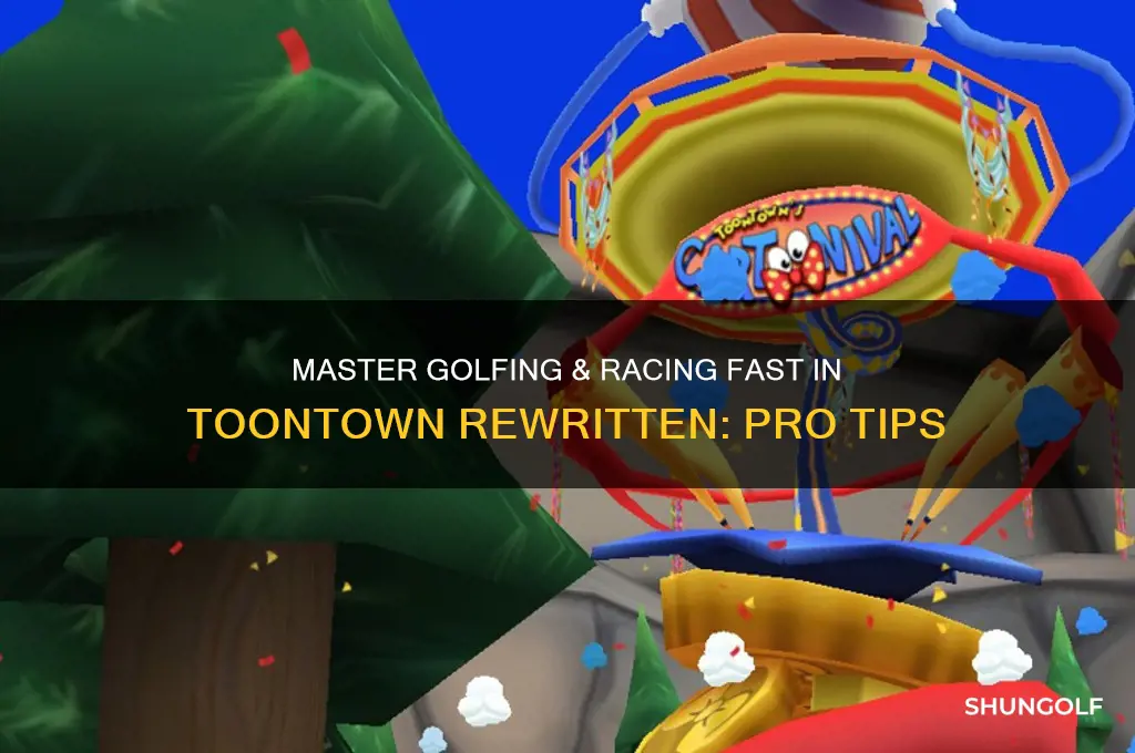 how to max golfing and racing quickly toontown rewritten