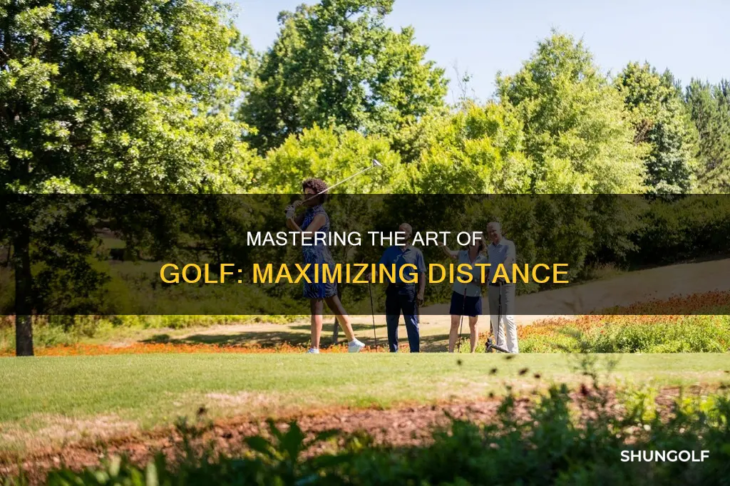 how to maximize distance in golf