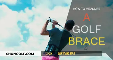 Golf Brace Fitting: Measure for Performance