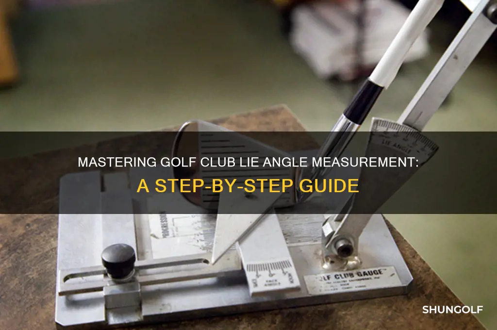 how to measure a golf club lie angle
