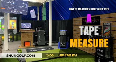 Accurate Golf Club Measurement: A Simple Tape Measure Guide