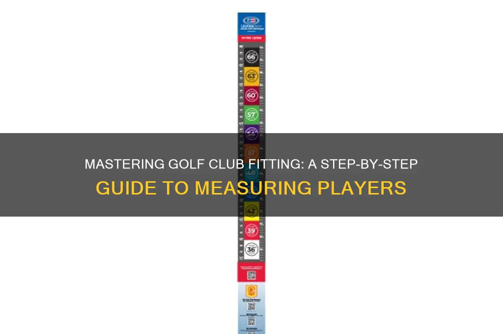 how to measure a person for golf clubs