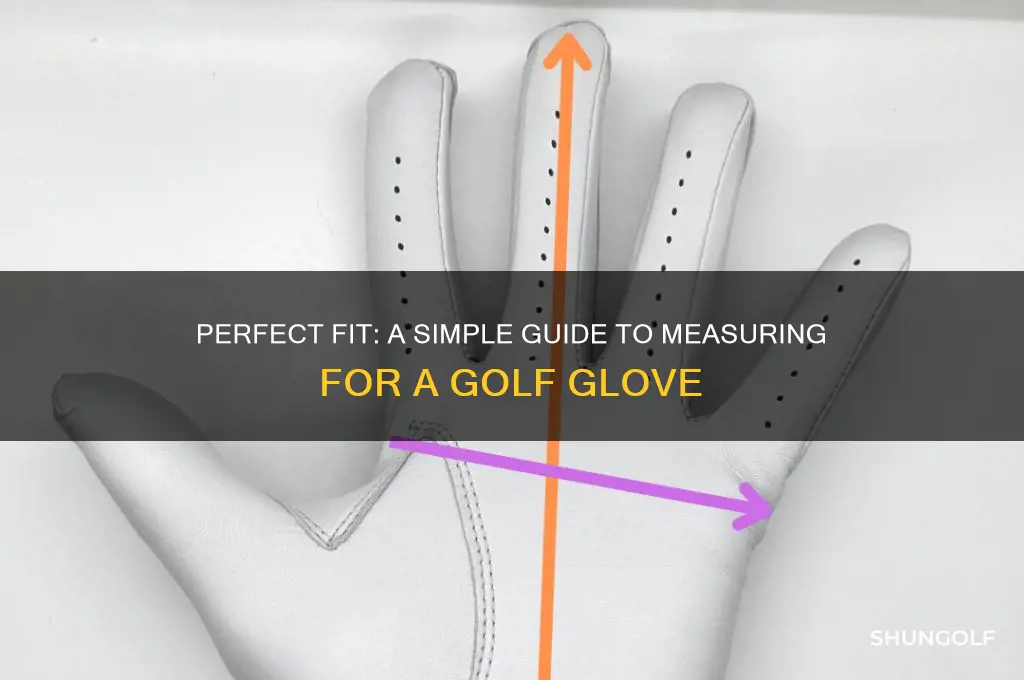 how to measure for a golf glove