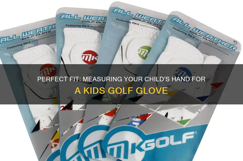 how to measure for kids golf glove