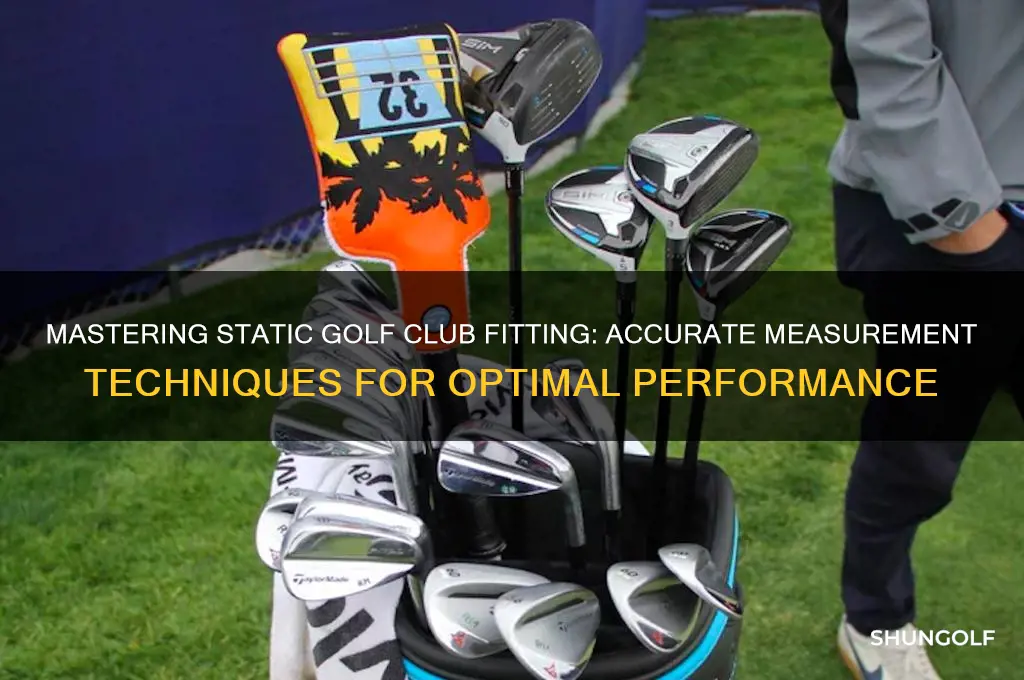 how to measure for static golf club fitting
