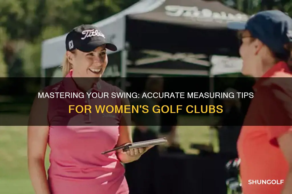 how to measure for women