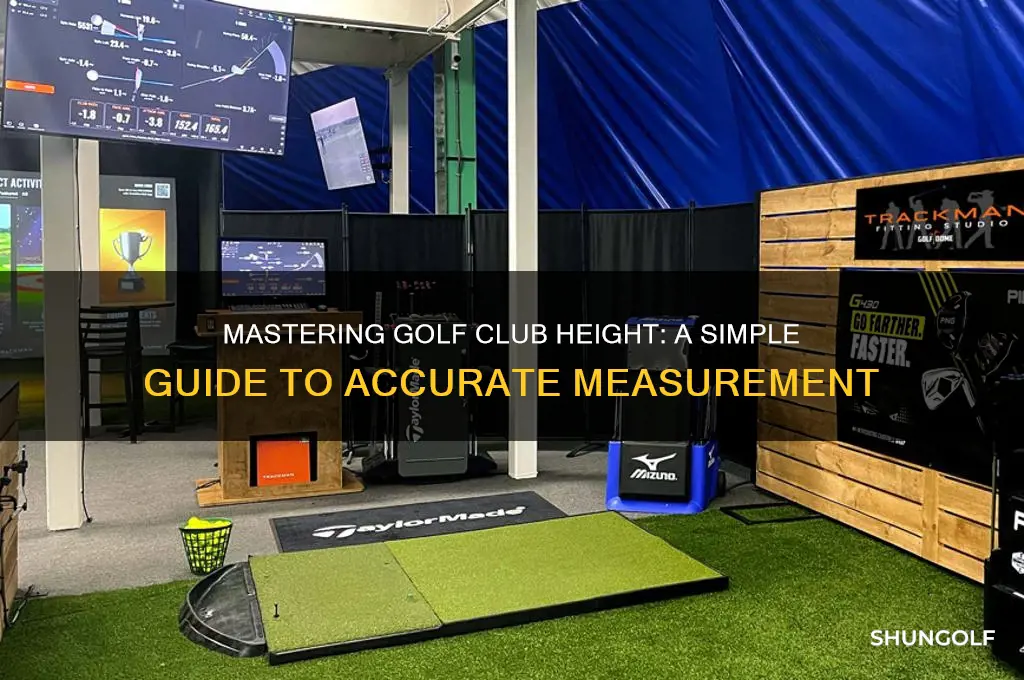 how to measure golf club height