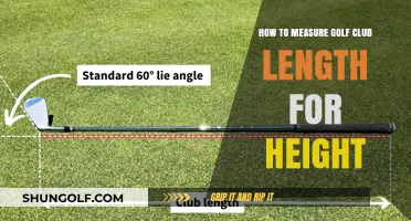 Perfect Fit: Measuring Golf Club Length Based on Your Height