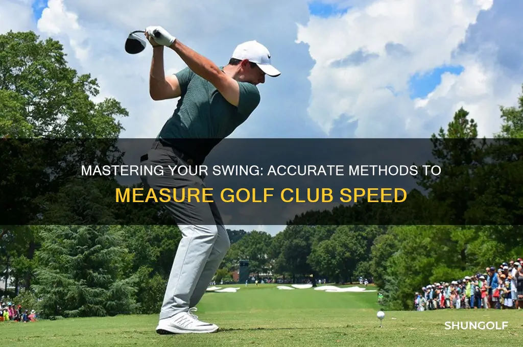 how to measure golf club speed