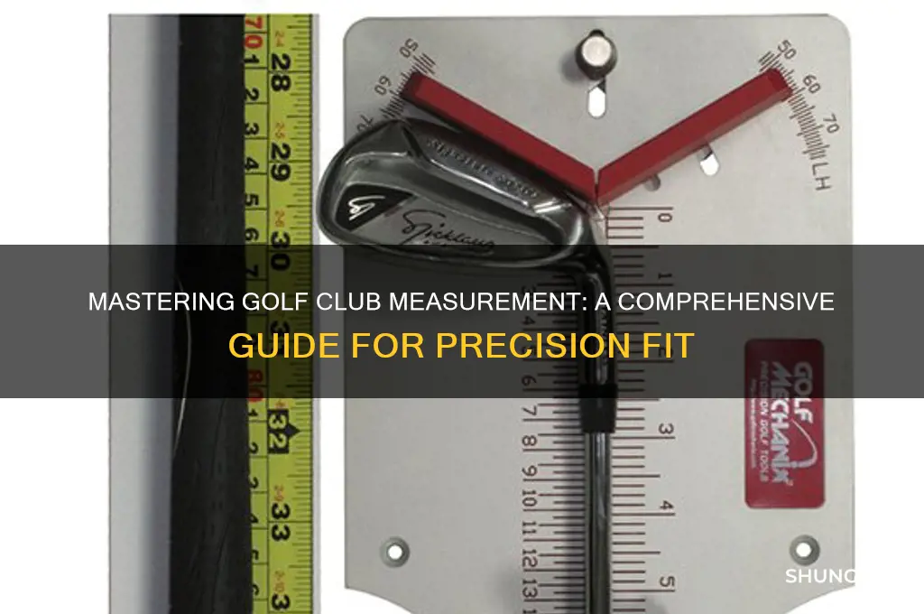 how to measure golf club