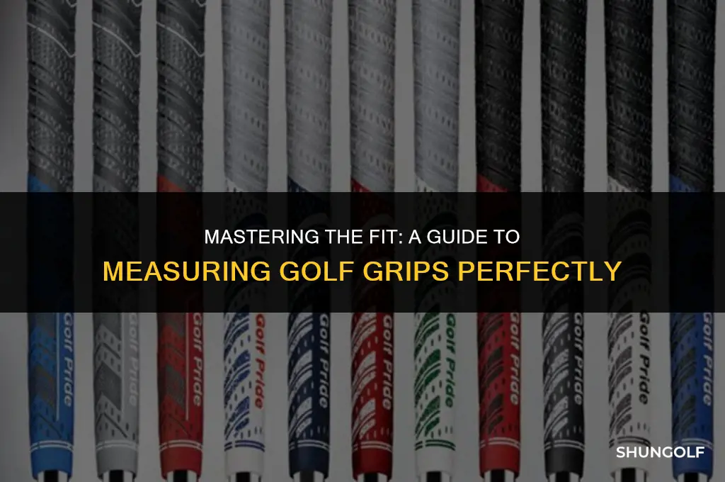 how to measure golf grips