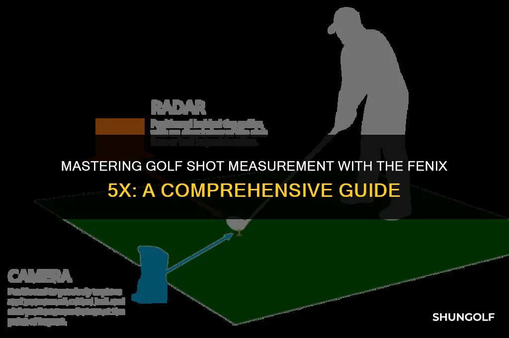 how to measure golf shot fenix 5x