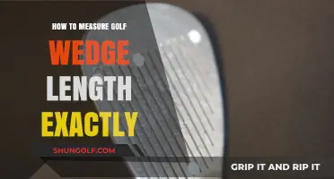 Mastering Precision: Exact Methods to Measure Golf Wedge Length