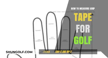 Mastering Your Golf Swing: A Guide to Measuring Grip Tape