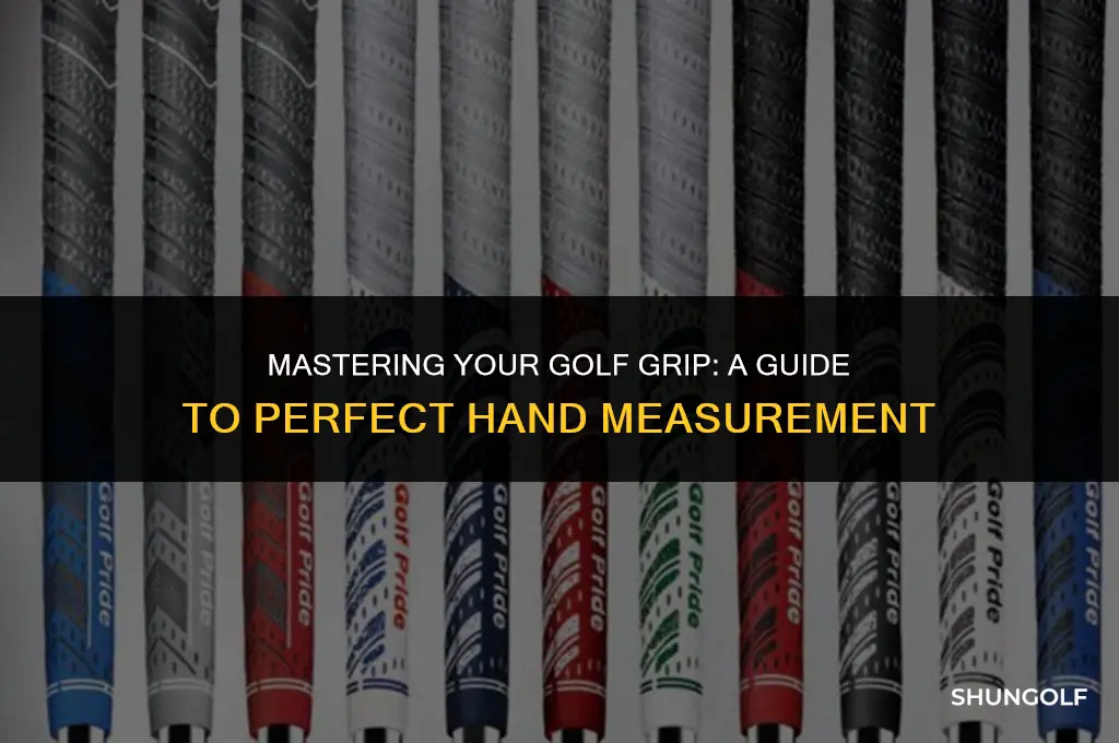 how to measure hand for golf grip
