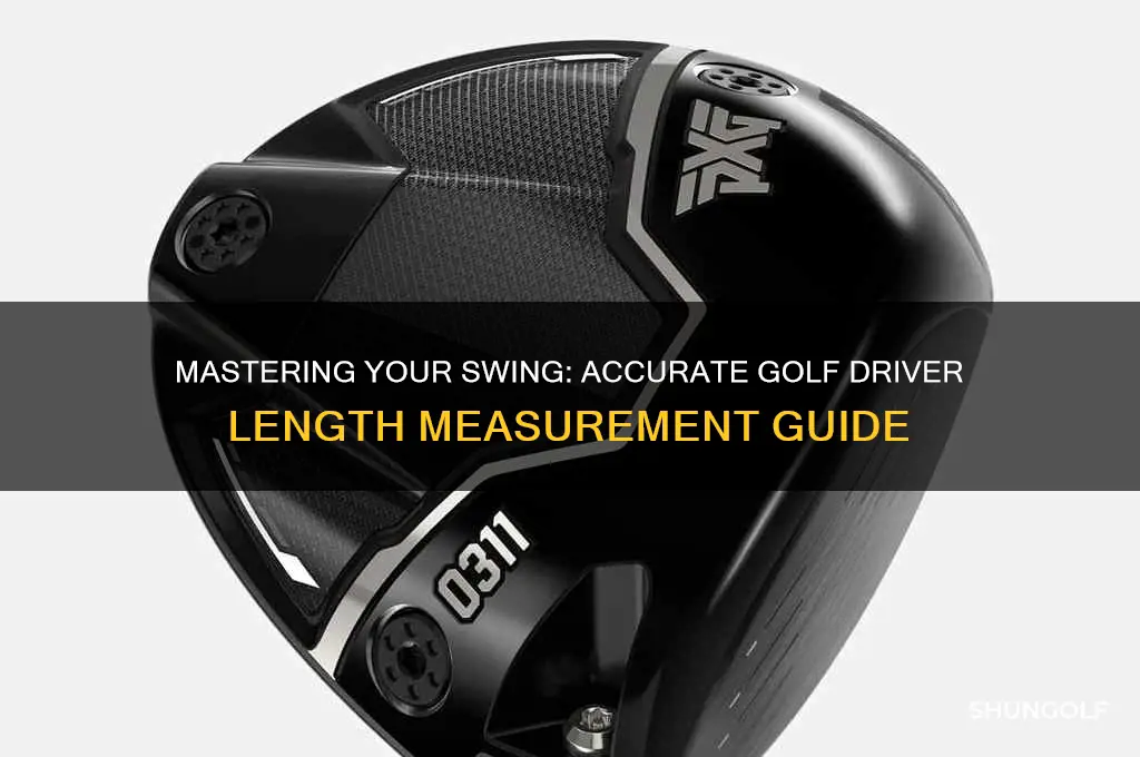 how to measure length od golf club driver