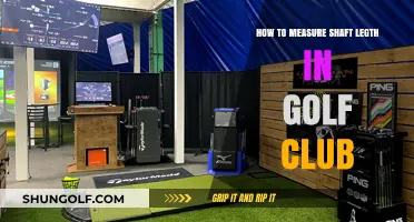 Mastering Golf Club Shaft Length Measurement: A Step-by-Step Guide