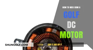 Megohming Golf DC Motors: A Step-by-Step Guide to Insulation Testing
