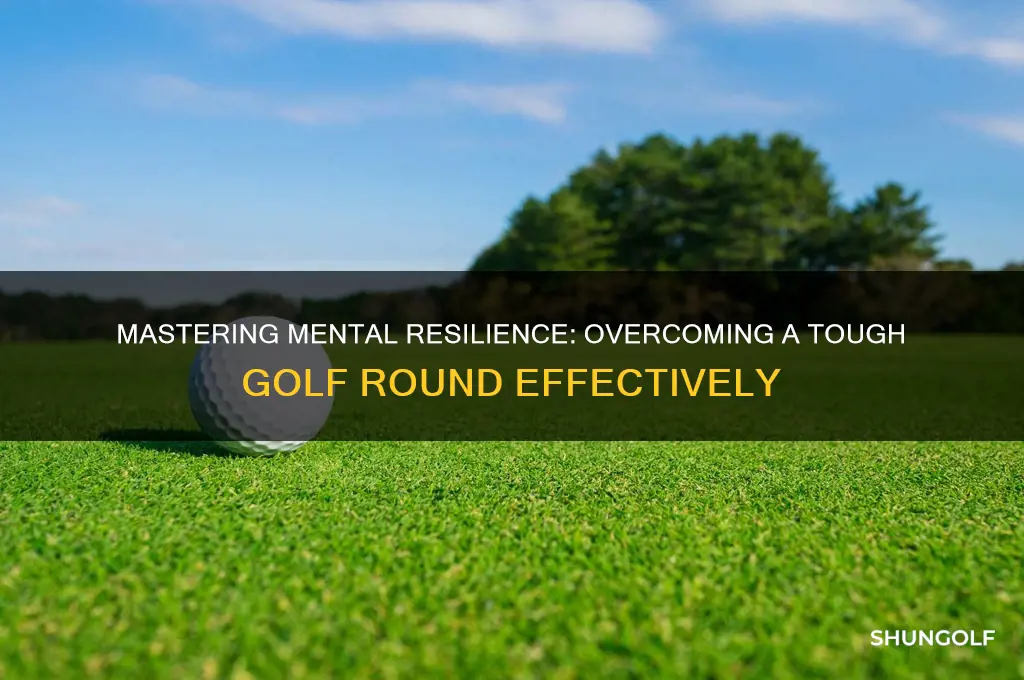 how to mentally recover from bad round of golf