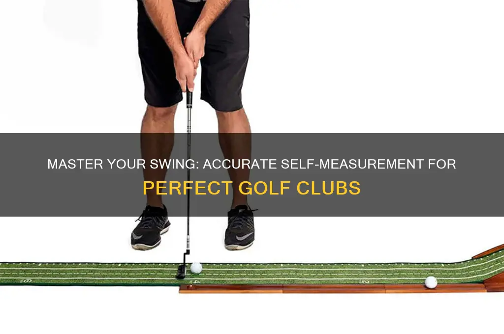 how to messure yourself for golf clubs