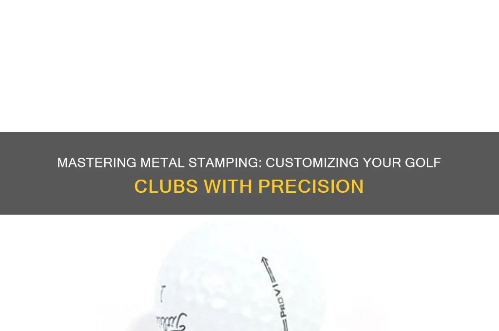 how to metal stamp golf clubs