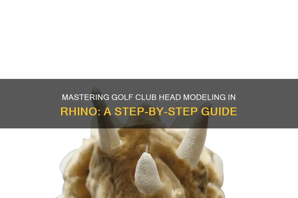 how to model golf club head rhino