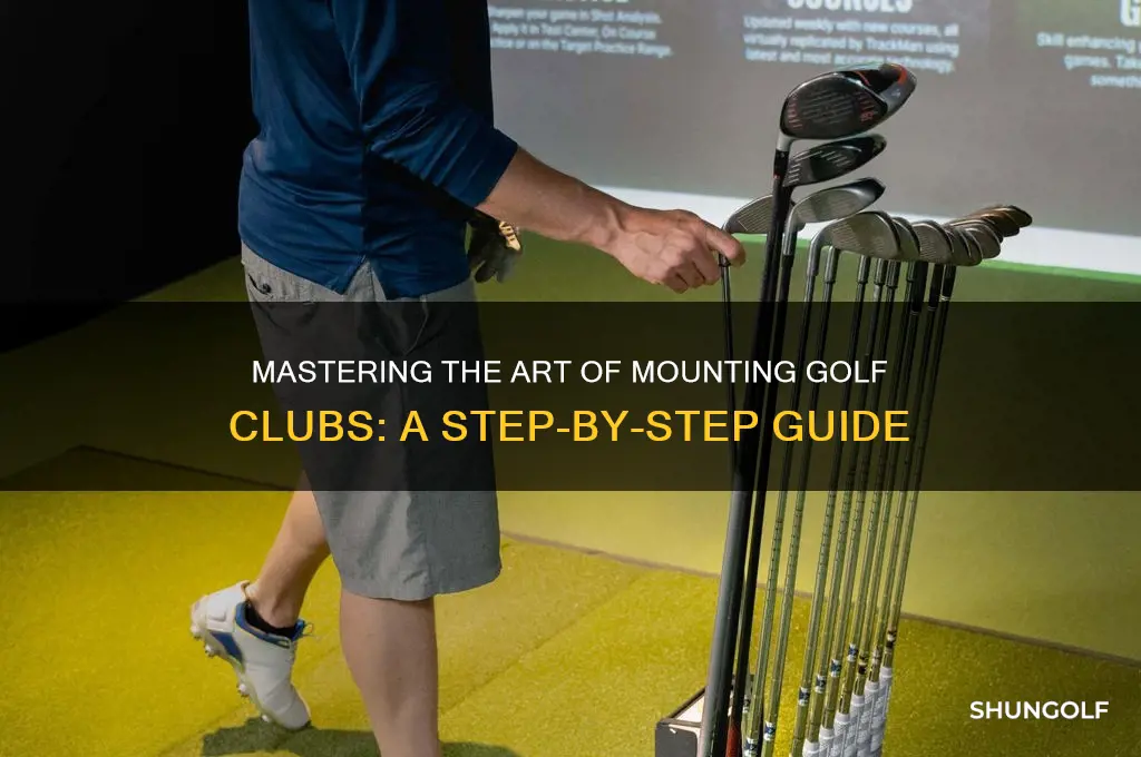 how to mount golf clubs